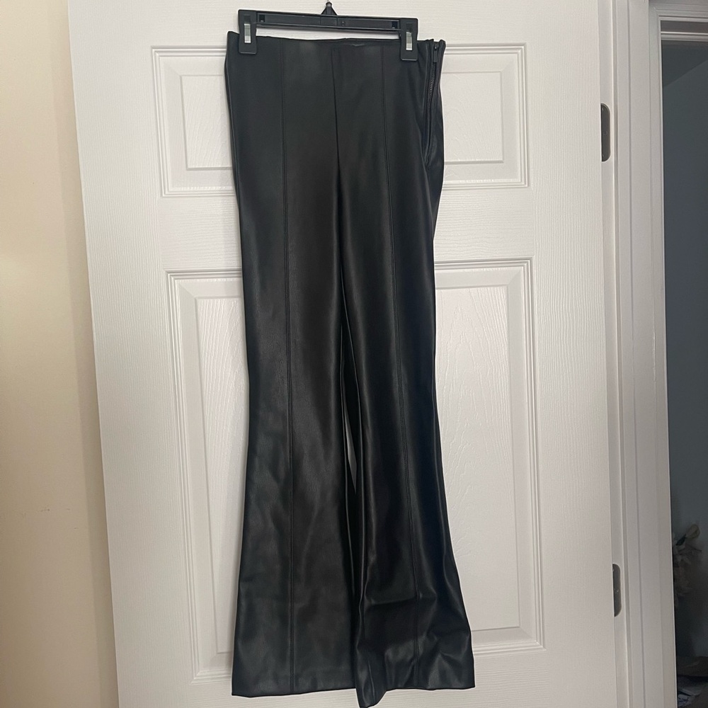 Zara High Rise Cropped Flare Pants - Picture 3 of 5